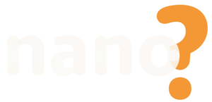 nano logo with a question mark